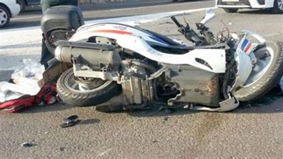 مصرع شخص وإصابة اثنين في انقلاب دراجه نارية بالفيوم 