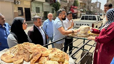 تحرير 11 محضرًا متنوعًا خلال حملة تموينية على المخابز بالخانكة 