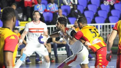 يد الزمالك يفوز على جى اس كى الكونغولي وفلفل رجل المباراة 