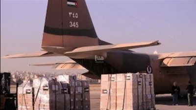 شمال سيناء تستقبل طائرتي مساعدات لصالح قطاع غزة