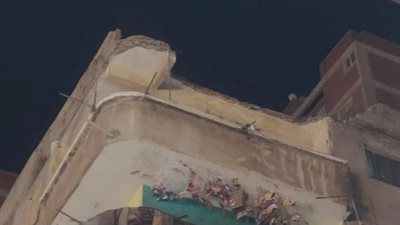 أصابة سيدة في انهيار شرفة عقار غرب الإسكندرية