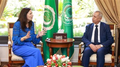 رئيس الأكاديمية العربية يستقبل مدير هيئة فولبريت لبحث التعاون المشترك