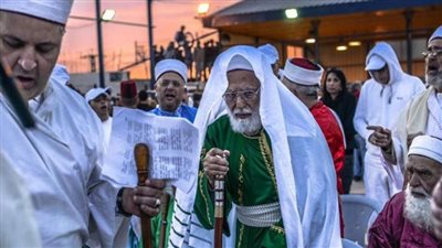 تفاصيل احتفال الطائفة السامرية بعيد الفصح بنابلس الفلسطينية