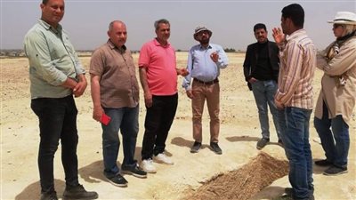 مدير عام آثار الفيوم يتفقد أعمال الحفائر بمنطقة الخلوة 