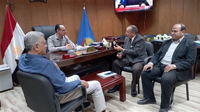 وكيل صحة البحيرة  يستقبل مدير المعهد الطبي القومي بدمنهور 