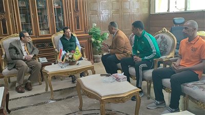 محافظ شمال سيناء يستقبل وزير الشباب والرياضة