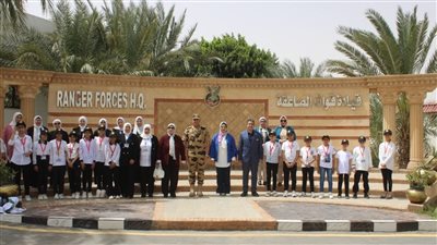 زيارة طلاب تعليم الشرقية لمقر قيادة قوات الصاعقة المصرية| صور