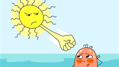 روشتة لتجنب الإصابة بضربات الشمس والاحتباس الحراري