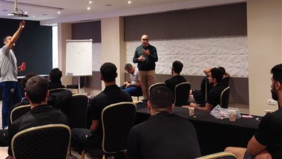  رسالة رئيس بعثة يد الزمالك للاعبين قبل مواجهة بطل الجزائر 