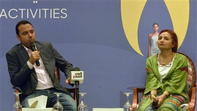 هالة خليل تكشف سبب قلة أعمالها في ندوة تكريمها بمهرجان أسوان