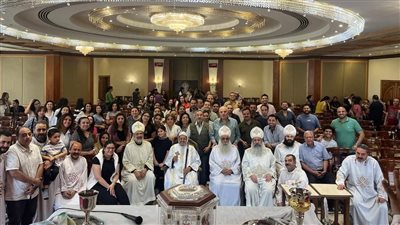 الأنبا مرقس يترأس فعاليات الأقباط بـ