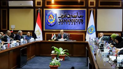 مجلس جامعة دمنهور يناقش تجهيز المدينة الجامعية