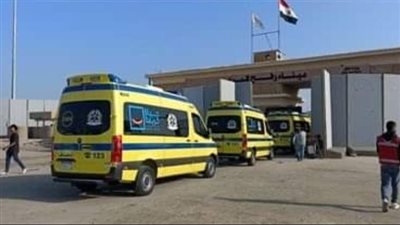 المستشفيات المصرية تستقبل 74 مصابا ومرافقا فلسطينيًّا