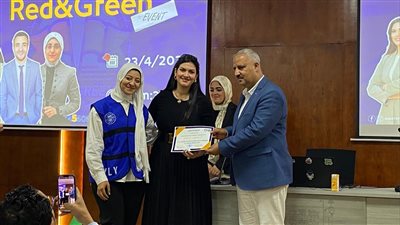 وكيل الشباب والرياضة بالقليوبية يشارك في فعاليات Red and Green