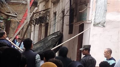 إصابة 3 أشخاص وانهيار عقار بسبب انفجار أسطوانة بوتاجاز