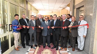 إفتتاح معمل الحواسب فائقة السرعة بمركز فيزياء الطاقة العالية بجامعة الفيوم