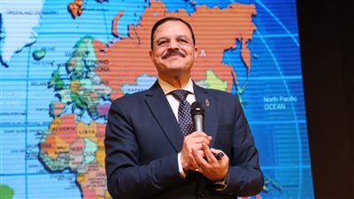 لقاء توعوي مع شباب الجامعات حول الأمن القومى المصري 