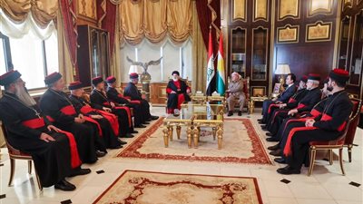 بارزاني لبطريرك كنيسة المشرق الآشورية: لن نشارك فى أي انتخابات تستبعد وجودكم