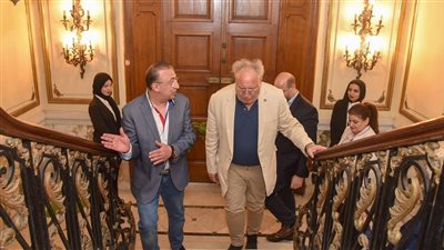  الملك أحمد فؤاد الثاني يزور ستاد الإسكندرية الرياضي الدولي
