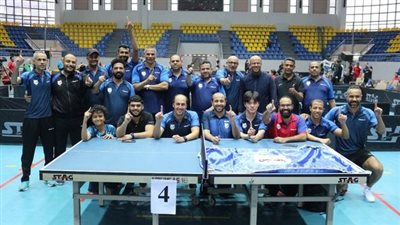تنس طاولة إنبي بطلاً للدورة المجمعة الأولى بعد فوزه على الأهلي والزمالك