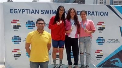 الصيد يحقق نتائج متميزة فى بطولة كأس مصر للسباحة القصيرة 