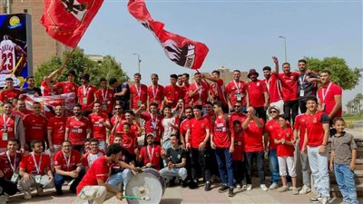 ترحال جماهير الأهلي بالفيوم لمؤازرة الفريق أمام مازيمبي الكونغولي 