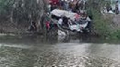 مصرع شخصين وإصابة 3 في انقلاب  ميكروباص في الرياح التوفيقي بالدقهلية