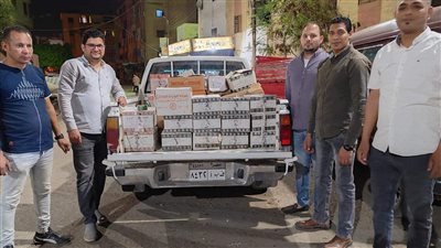 ضبط معسل مغشوش ومجهول المصدر قبل بيعه في الأسواق بالفيوم 