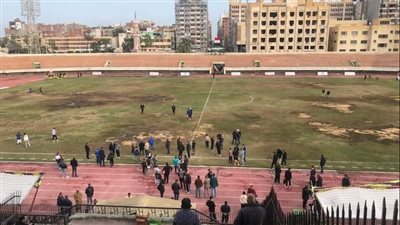 الاستاد.. أزمه في المنصورة 