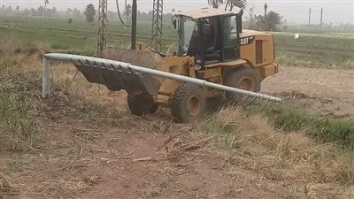 رفع آثار العاصفة الترابية وفتح كافة الطرق المؤدية للقرى بقوص 