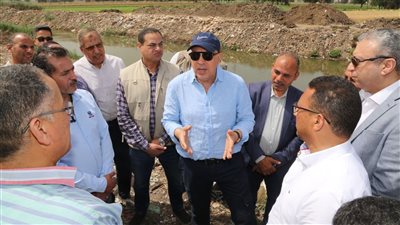 وزير الري يتفقد ترعة الشوربجي ومصرف تلا وعددًا من المشروعات بالغربية