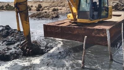 إزالة 17 حالة تعدى على أملاك الدولة بدمياط