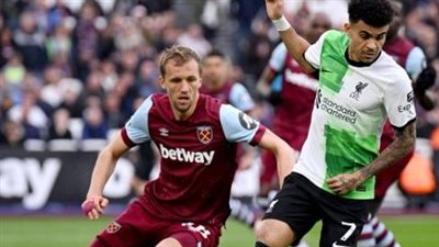 ليفربول يتعادل أمام وست هام في الدوري الإنجليزي