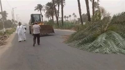 حملة مكبرة لإزالة المخلفات بشوارع مدينة دشنا بقنا 