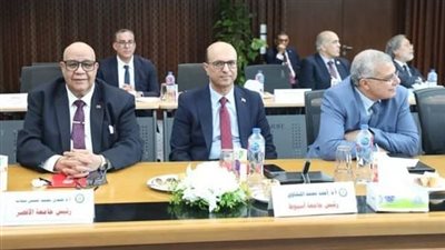رئيس جامعة أسيوط يشارك في الإجتماع الدوري للمجلس الأعلي للجامعات