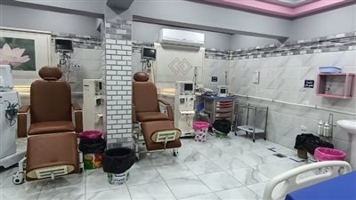 تشغيل تجريبي لوحدة كلى الأطفال الجديدة بمستشفى أبو كبير المركزي 