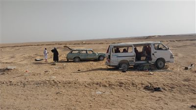 ننشر أسماء مصابي حادث تصادم سيارتين في أسوان