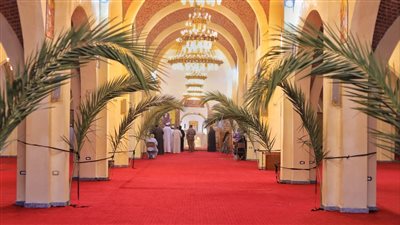 الأقباط يحتفلون بأحد الشعانين في دير الأنبا متاؤس الفاخوري| صور