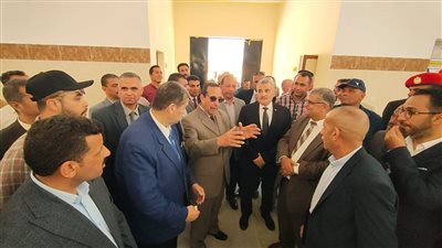 محافظ شمال سيناء يفتتح مدرستي التلول البحرية وسلمانة الثانوية العامة