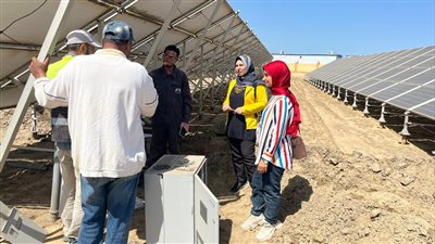 محافظ الدقهلية يكلف بمعاينة محطة الطاقة الشمسية بجمصه