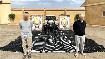 قوات حرس الحدود تضبط كمية كبيرة من الأسلحة والذخائر قبل تهريبها