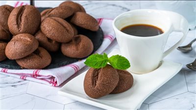 حلوى سريعة| طريقة عمل بسكويت القهوة لسناك لذيذ