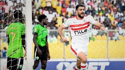 المثلوثي يضع هدف الزمالك الأول أمام دريمز 