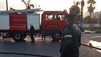 اندلاع حريق محدود في غرفة عمال بقرية سياحية ببورسعيد