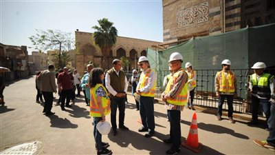 جولة تفقدية للمواقع الأثرية بمشروع الإدارة الثقافية بالقاهرة التاريخية