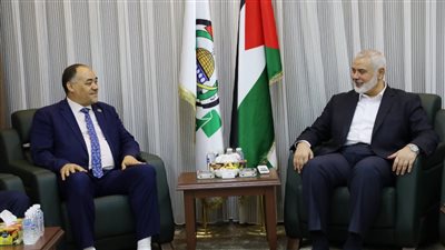 تفاصيل لقاء هنية بوفد جزائري يضم رؤساء مجموعات برلمانية في إسطنبول