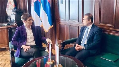 سفير مصر في بلجراد يبحث مع رئيسة البرلمان الصربي فرص التعاون المشترك