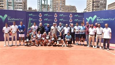 بالصور.. ختام البطولة الدولية للتنس الأرضى J60 بصيد الدقى