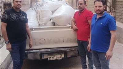 ضبط طن سماد زراعي محظور تداوله خارج الجمعيات بالفيوم 