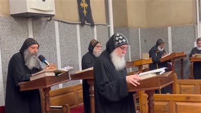 الأنبا غبريال والأنبا بيجول يترأسان 